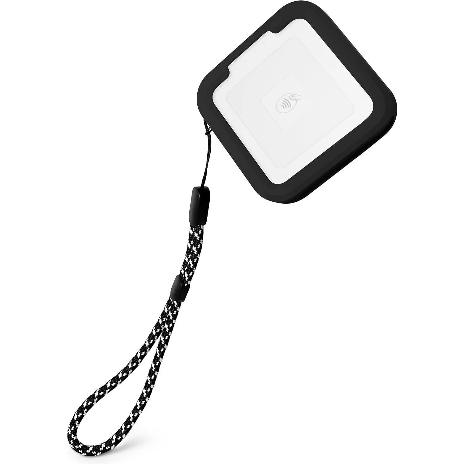 Suction Case for Square Reader for Contactless and Chip (2nd Generation), Protective Cover with Strap (Black)