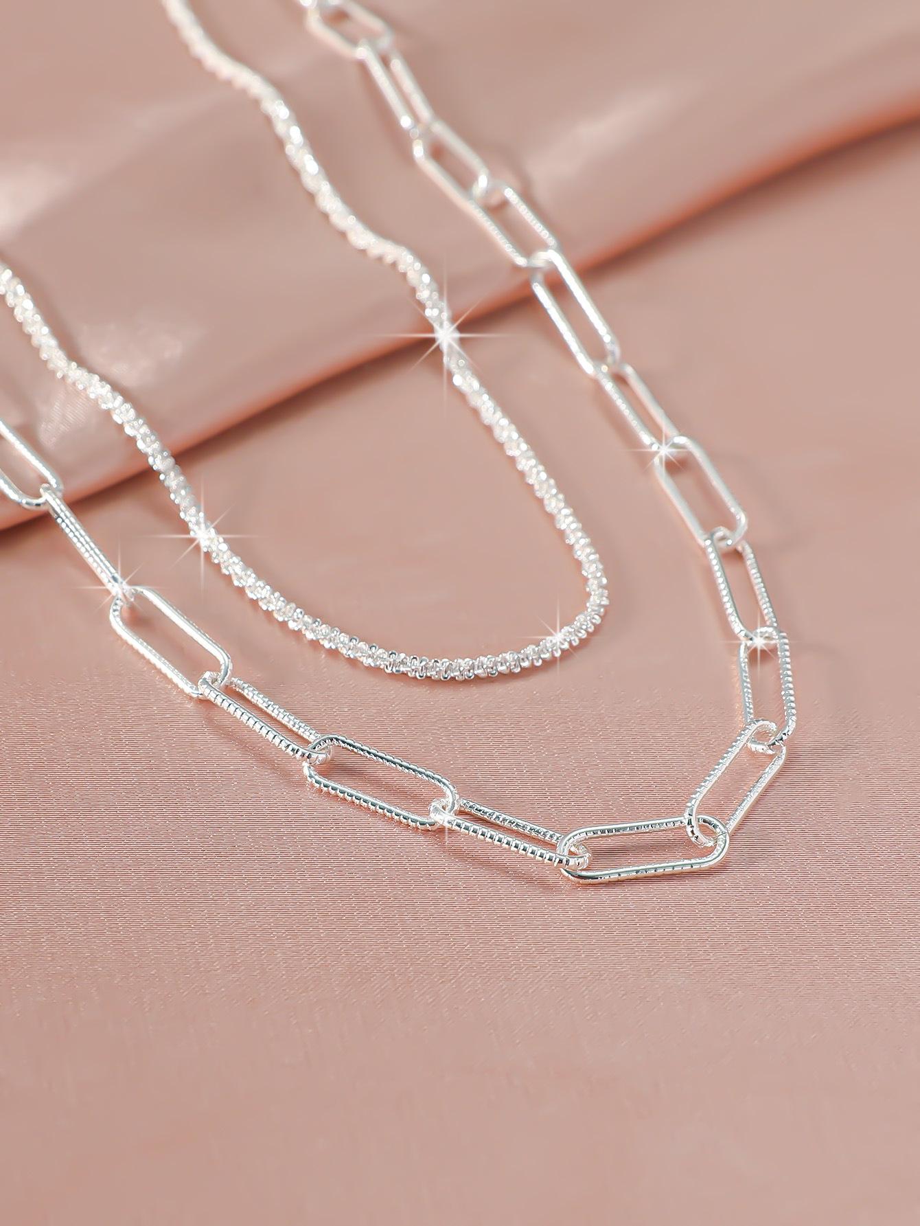 Minimalist Diamond Necklace, High-End Luxury Sparkling Collarbone Chain, Elegant Women's Jewelry, Simple Cold Style Pendant