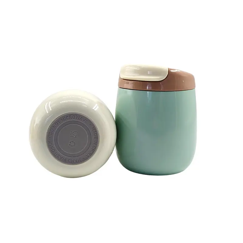 Cross-border wholesale fashion stainless steel jelly coffee cup with 316 inner liner, direct-drink insulated cup, portable large-capacity sealed cup, Insulated Travel Cup, Insulated Vacuum Flasks