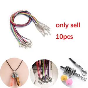10Pcs Necklace Cord with Clasps, Rope Necklace String for Pendants, Necklace Chains for Jewelry Making Supplies