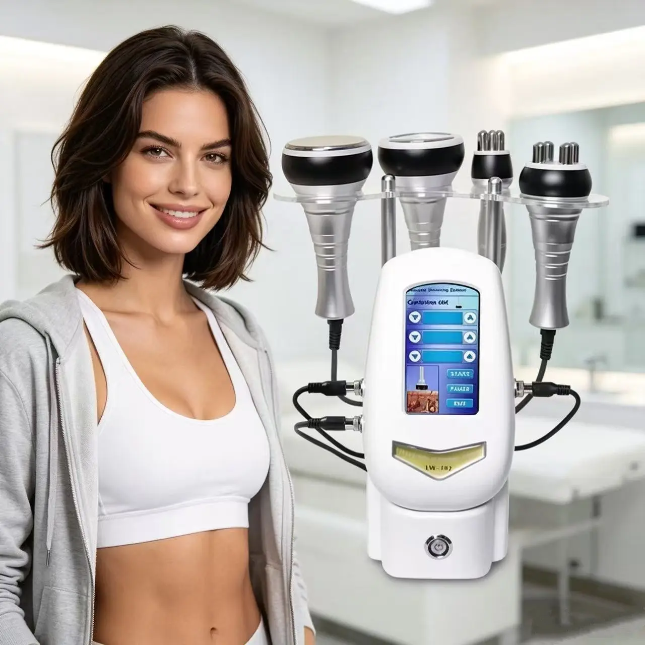 Multi-Handle Body Contour Massage Machine, Home Use Beauty Tool, Full Body Comfort Massage, Model Lw-102, New Product, Body Care Machine