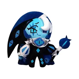 New Product cookie run:Kingdom Shadow Milk Cookie Plush Cookie Toy Running Gingerbread Man Dark Shadow Milk Biscuit Stuffed doll