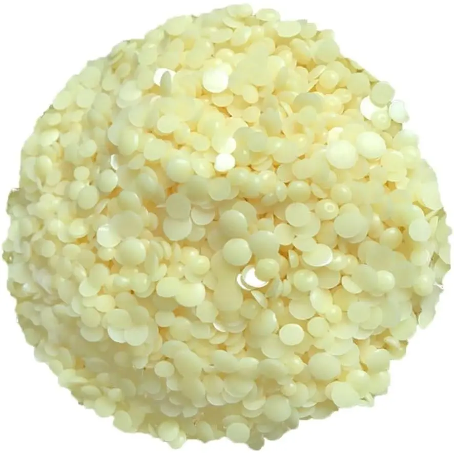 Candelilla Wax Pellets 14 oz, 100% Pure Natural Vegan Wax, Beeswax Alternative Ideal for DIY Lip Balm, Soap, Candle Making, Creams and Lotions