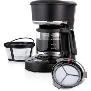 5-Cup Mini Brew Switch Coffee Maker, Black