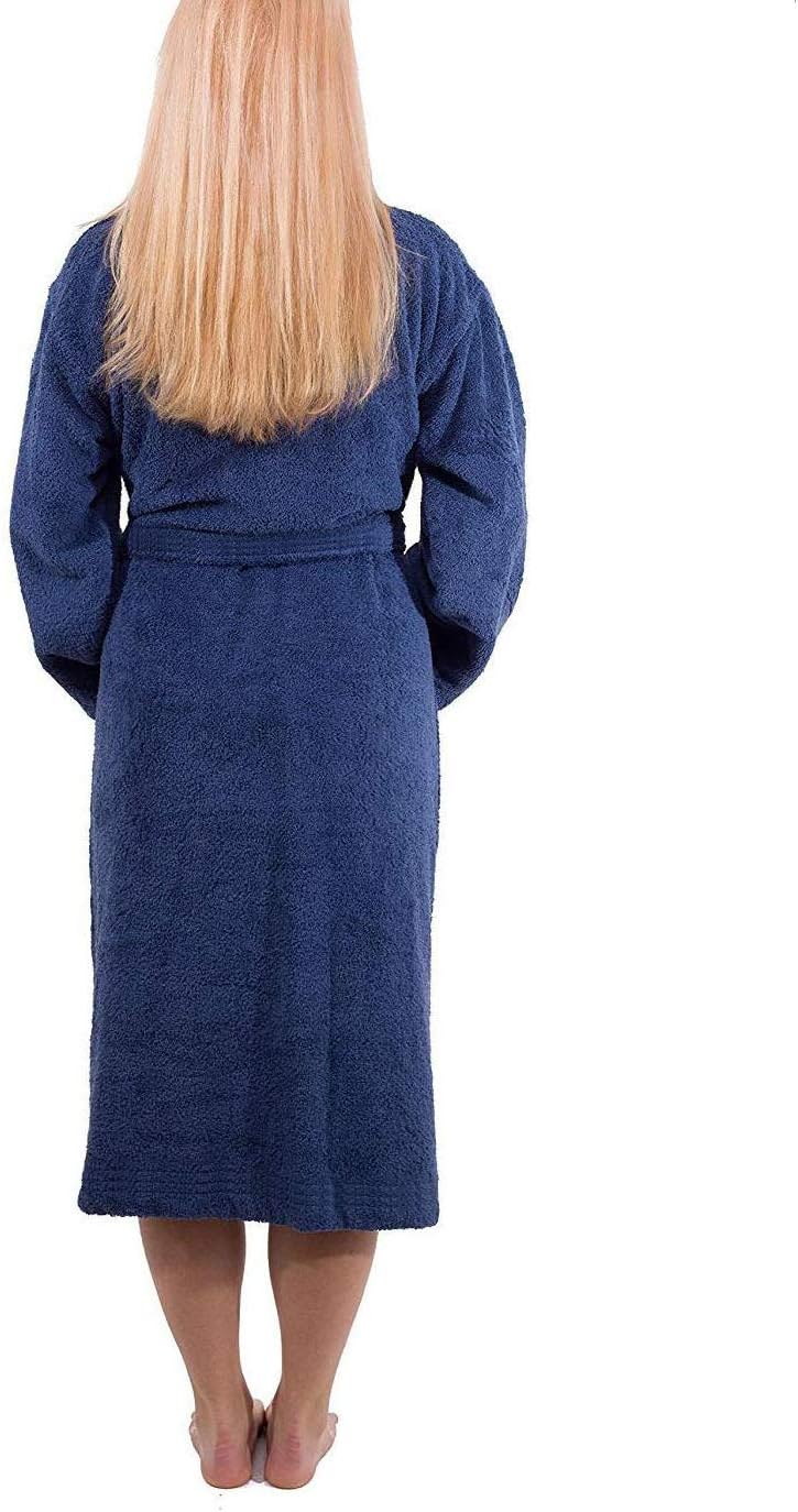 Bathrobe Mens,Premium Thick Terry Cloth Bathrobe,Towel Bath robe Long–Staple Combed Men's Cotton Robe