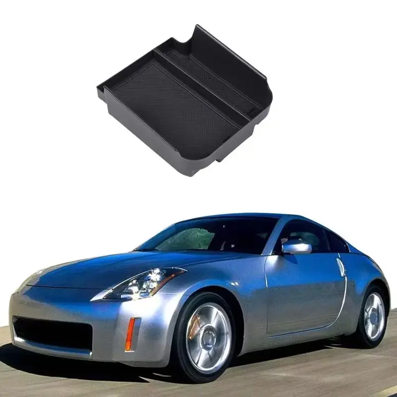 For 2003 2004 2005 2006 Nissan 350Z Center Console Organizer Storage Box ABS Insert Tray Organizer Glove Pallet