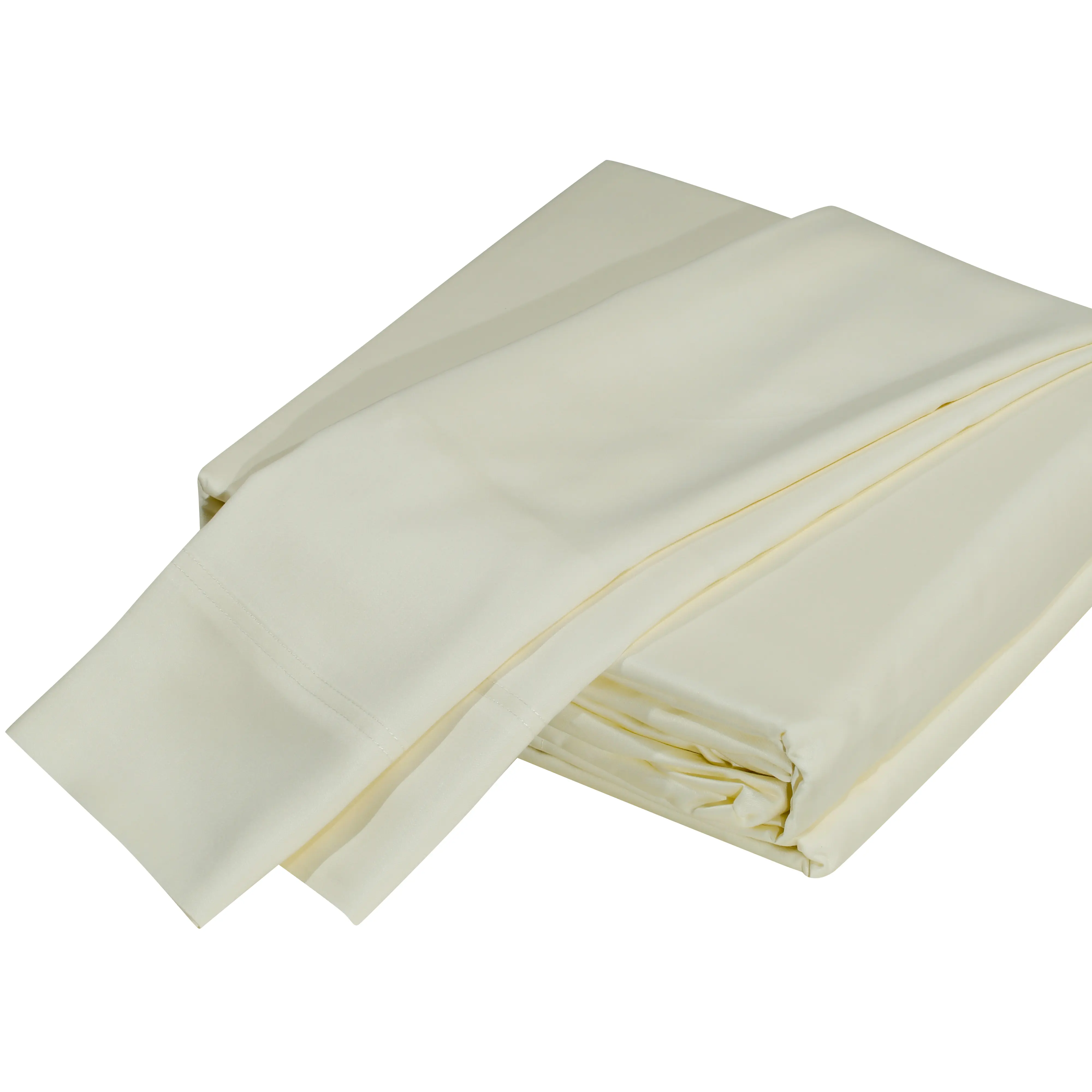 ARCH Premium Silky Soft 4-Pieces King Size Bed Sheet Set - 100% Eucalyptus-Derived Tencel Lyocell, Oeko-TEX Certified, Crème Color, Smooth Texture, Breathable Cooling Hotel Luxury Bedding for Master Bedroom