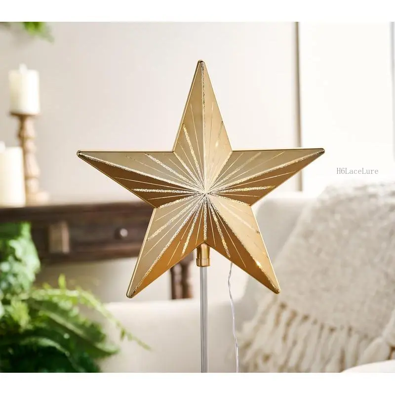 Starry Night 11" Clip-On Tree Topper by ValerieH6LaceLure
