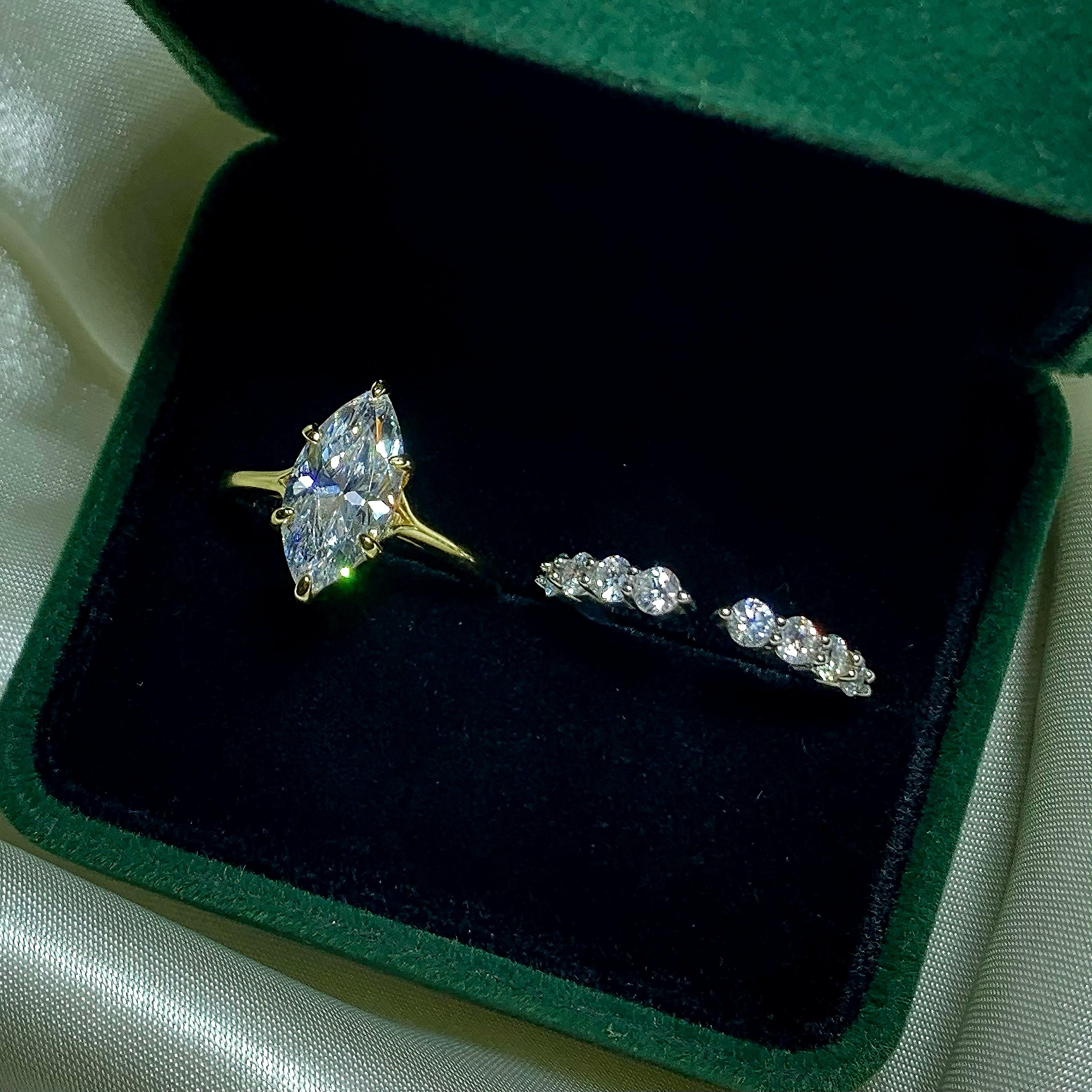 S925 Marquise Ring 7*14mm 6A Cubic Zirconia Ring Plain Circle fashion jewelry accessory woman girl promise ring-103(20%)