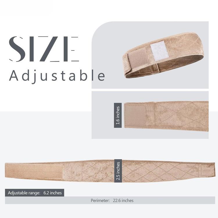 Breathable Adjustable Velvet Wig Grip Headband, Non-Slip Elastic Wig Band for Secure Hold