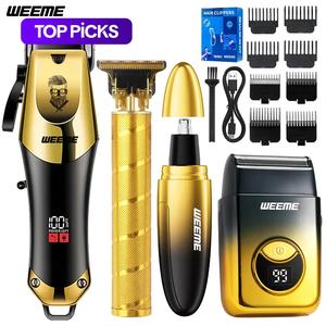 professional men's electric shaver, built-in rechargeable battery, t-head trimmer, usb charging, perfect gift for him
