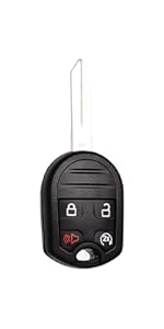 Key Fob Replacement Fits for Ford Explorer 2001-2015 Mustang Expedition Edge Focus Taurus Escape Flex Focus Fusion Lincoln Navigator Sable CWTWB1U793 Keyless Entry Remote Control OUC6000022