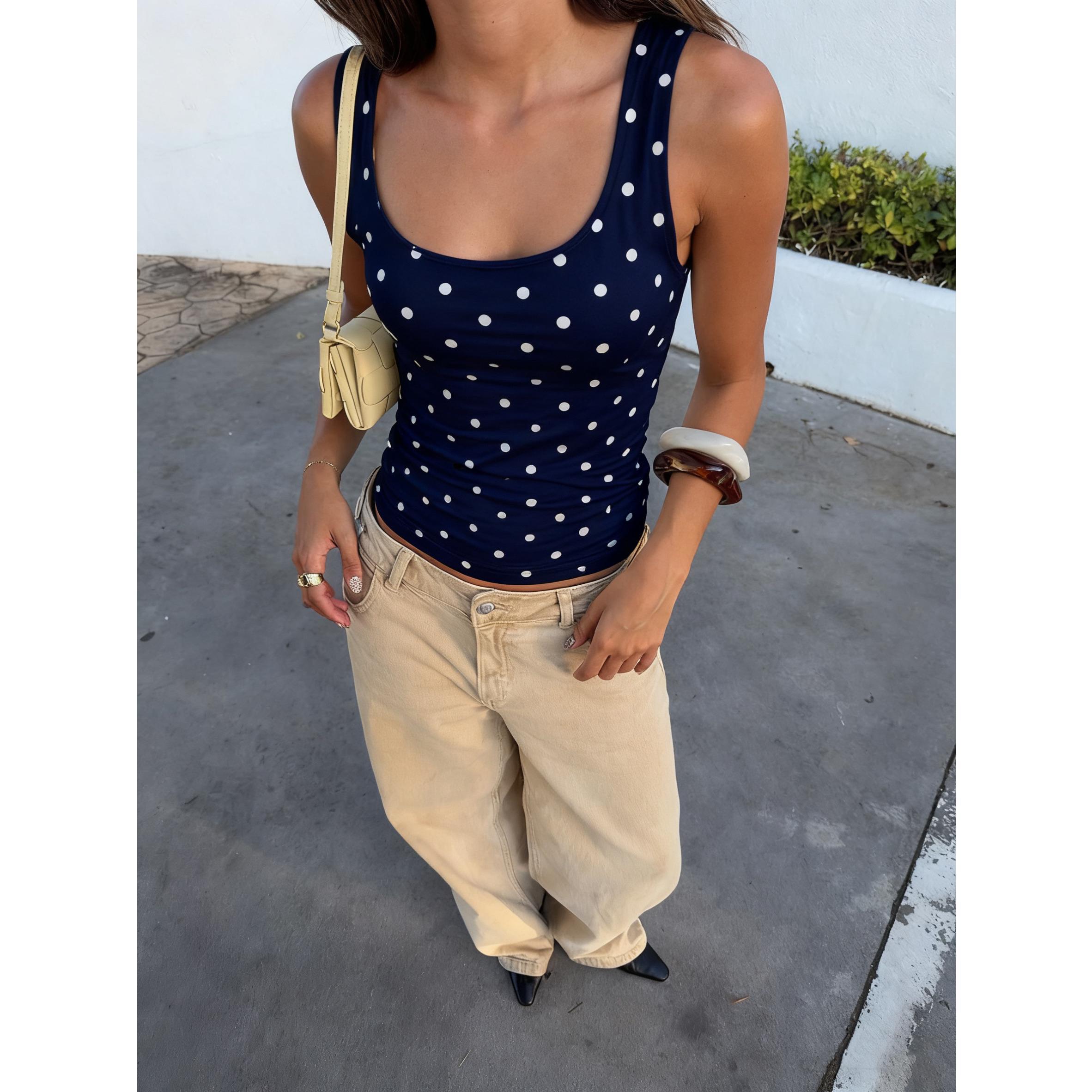 Double Lined Polka Dot Crop Tank Top Tank Tops for Women Cute Crop Tops Summer Shirt Spring Y2K Tops Cute Tops For Women Summer Tops Junior Going Out Concert Vacation Night Out Tops Double Lined Polka Dot Crop Tank Top Tank Tops for Women Cute Crop Tops Summer Shirt Spring Y2K Tops Cute Tops For Women Summer Tops Junior Going Out Concert Vacation Night Out Tops