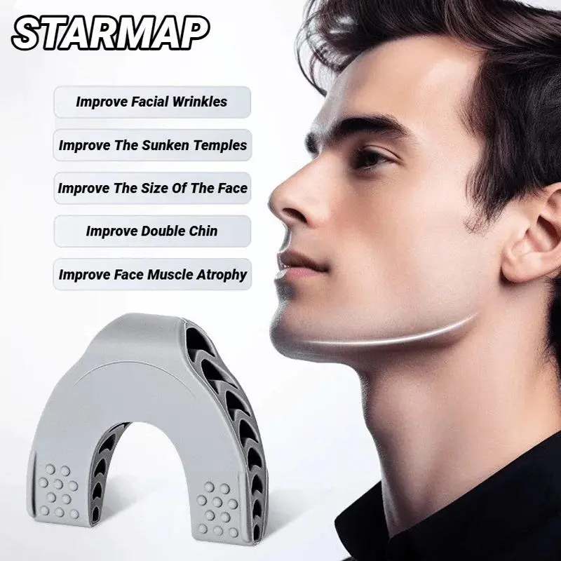 U Shape New Facial Jaw Exerciser And Neck Toning Jawline For Men Women Face Muscle Trainin Resistance Levels Double Chin Reducer
