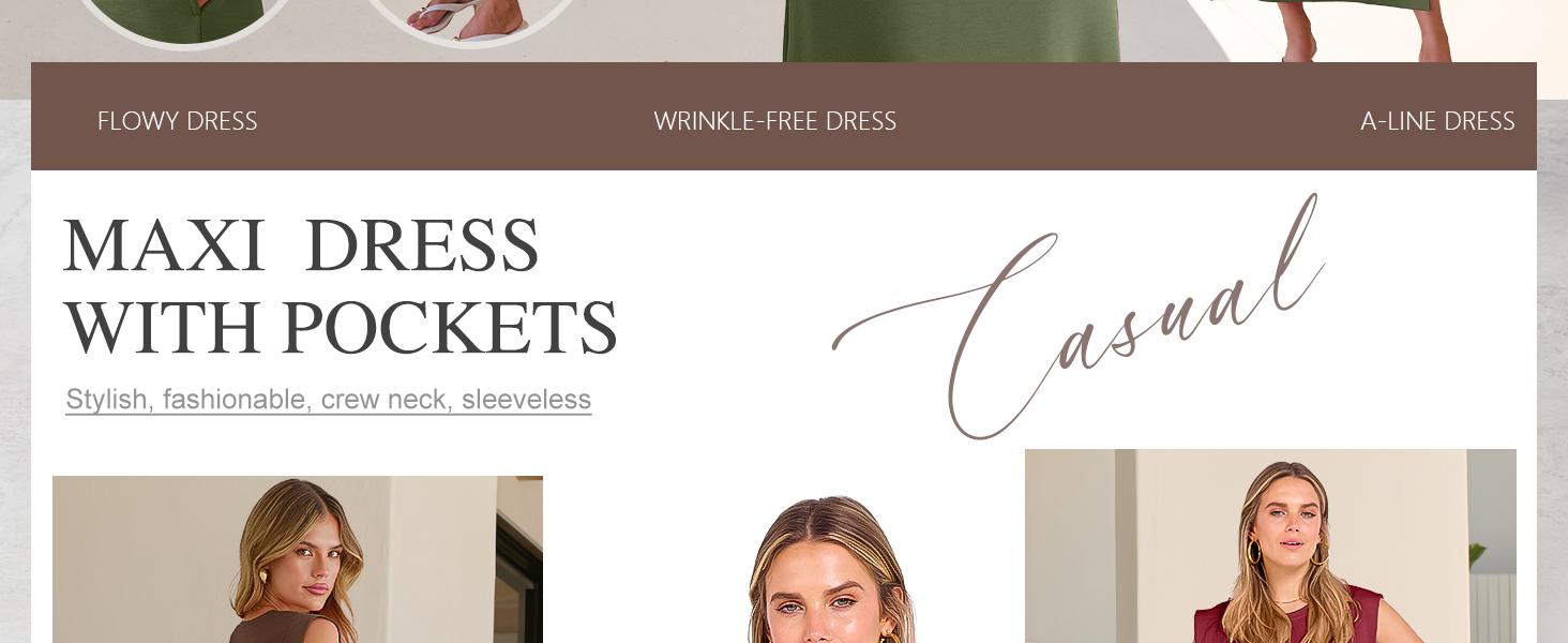 YehGoods 2026 Women Summer Casual Sleeveless Maxi Dress Crewneck Loose Split Wrinkle-Free Beach Travel Vacation Long Sundress YehGoods 2026 Women Summer Casual Sleeveless Maxi Dress Crewneck Loose Split Wrinkle-Free Beach Travel Vacation Long Sundress