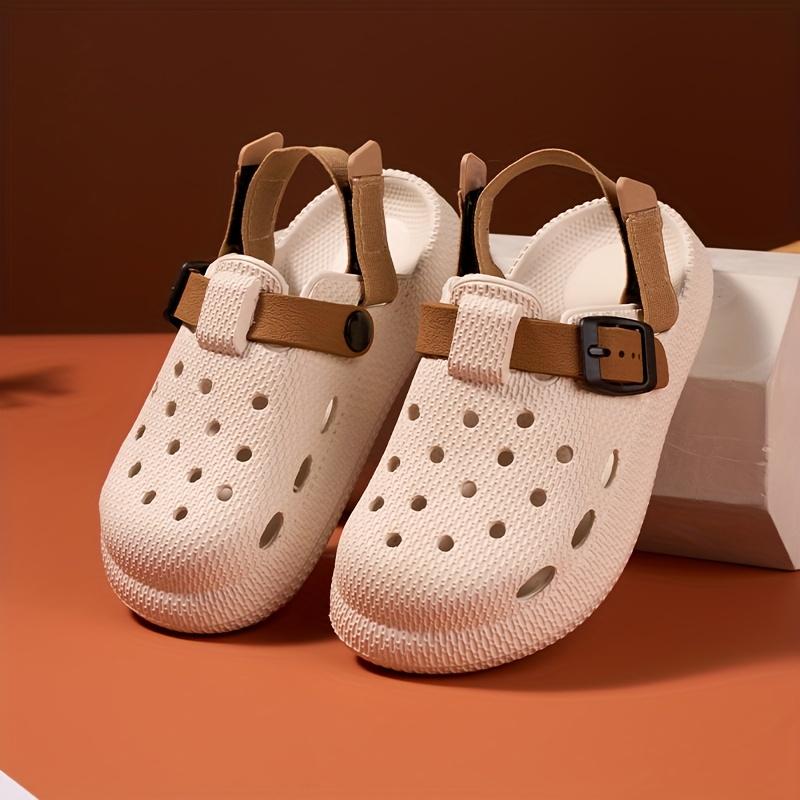 Kids Summer Sandals Soft Soled Non Slip Durable Home Outdoor Casual Half Drag Design Heel Boys Beach Footwear