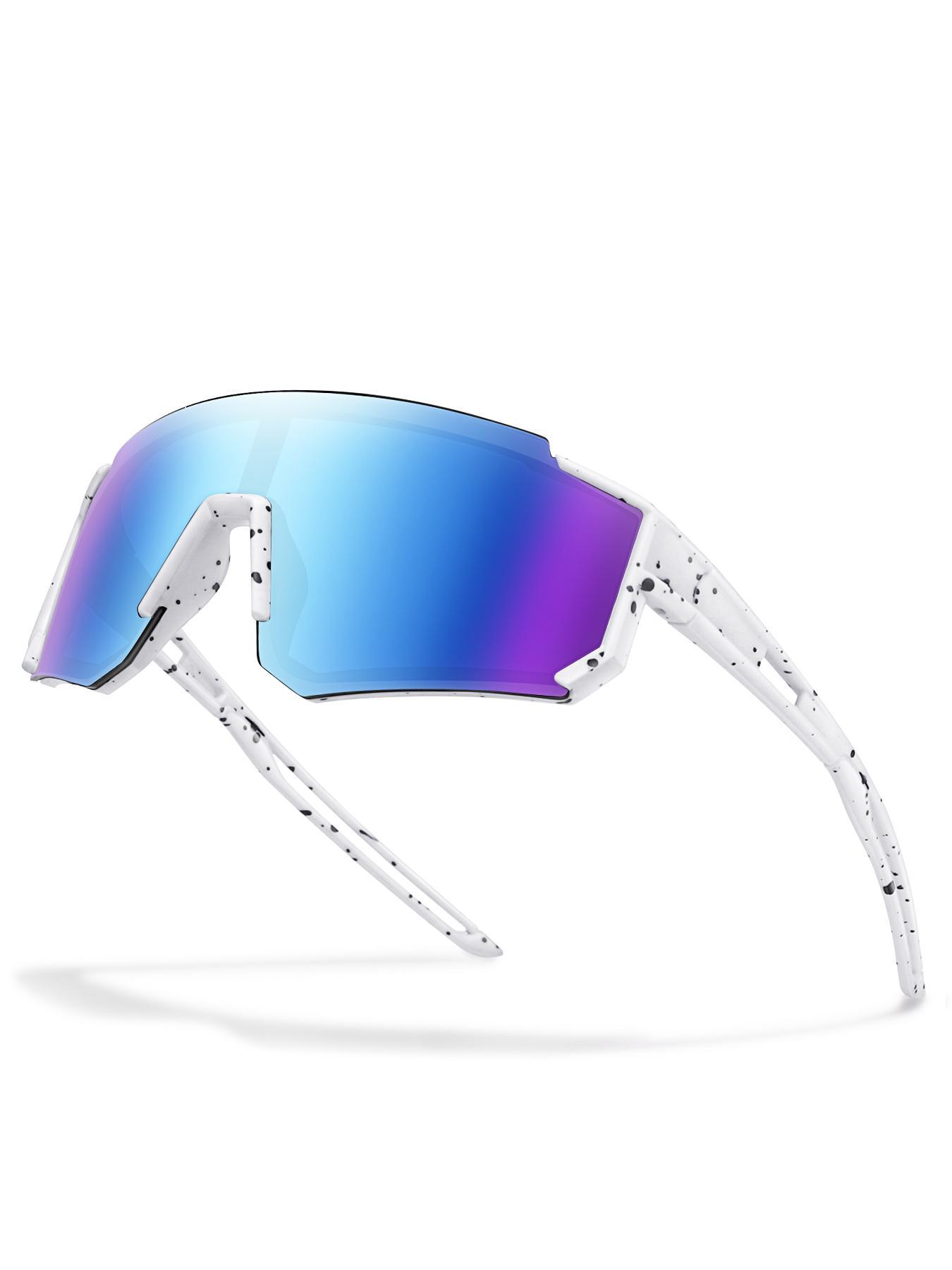 Youth Baseball Sunglasses Kids Outdoor Sports Glasses, Unisex Design, Mirrored Lens, Windproof, for Softball Cycling Hiking Fishing Travel Vacation Beach, Sports Eyewear