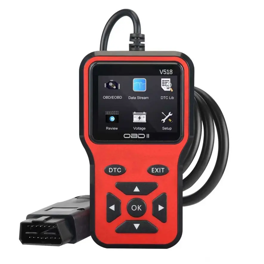 V518 OBD2 EOBD Car Engine Fault Code Reader Diagnostic Scanner
