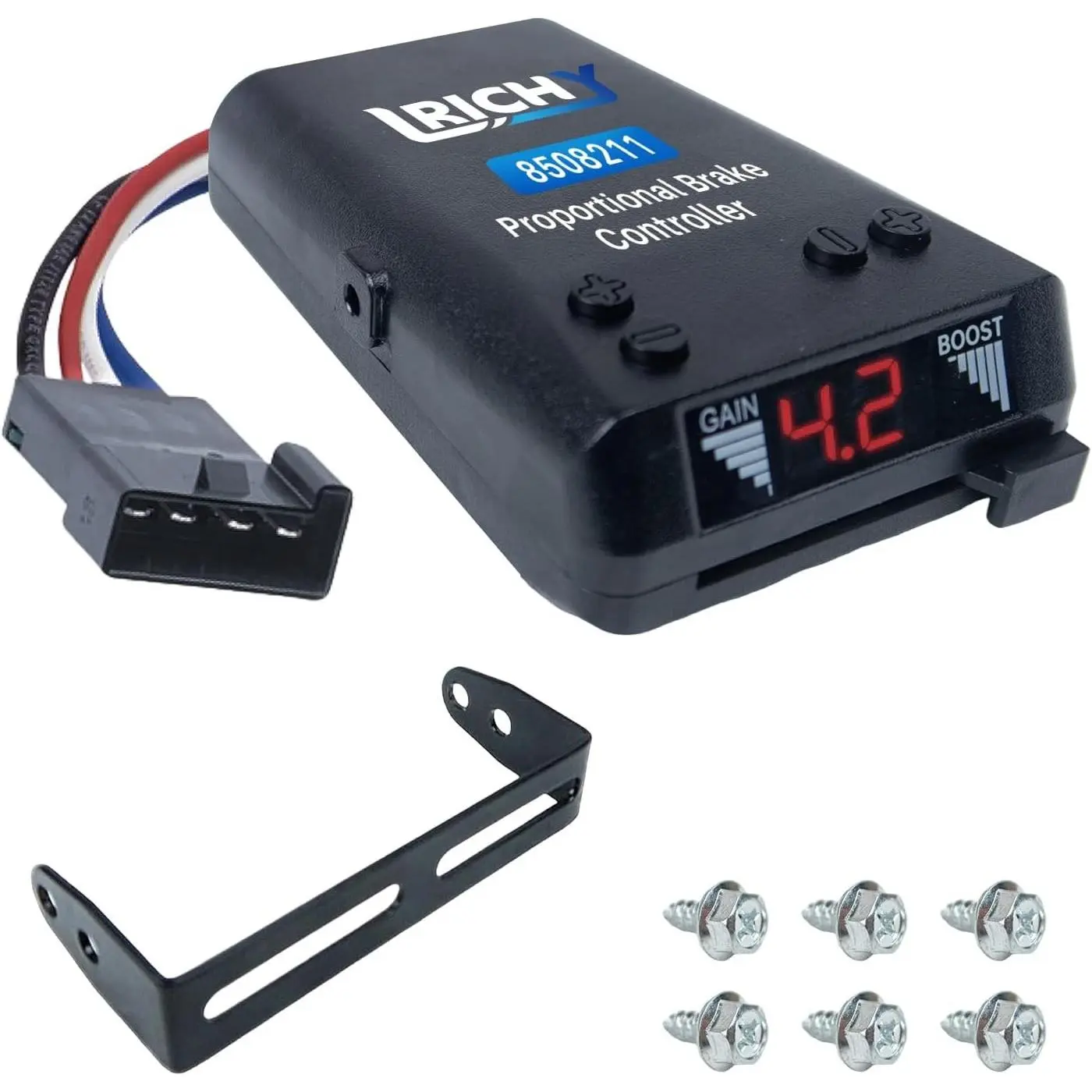 Proportional Brake Controller for 1-4 Axle Trailers 2/4/6/8 Brakes Replaces 8508220 Brake-EVN Upgraded Time Delay IV Compatible with Ford GM Chevy Dodge RAM