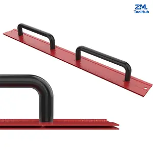 24 In 16 Ga Spec, HVAC Pipe Installation Hand Tools, Steel Sheet Metal Folding Tool with Grips for Creating Uniform Folds Fits HVAC Applications and Pipefitter, Red