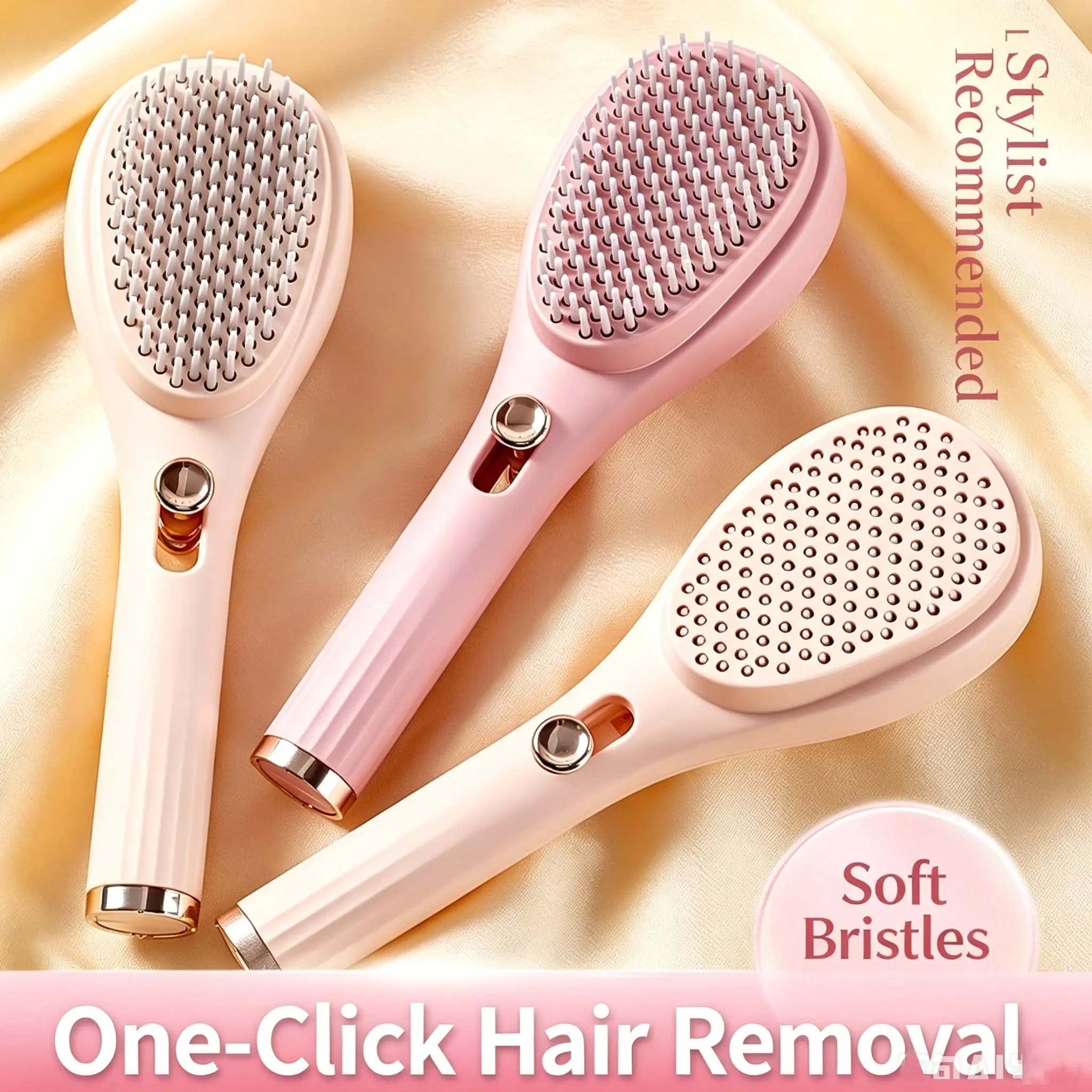 Portable Anti-Static Magic Comb, Stretchable Massage Brush for Wet or Dry Hair, Ideal for Thick and Curly Hair, No Scalp Irritation