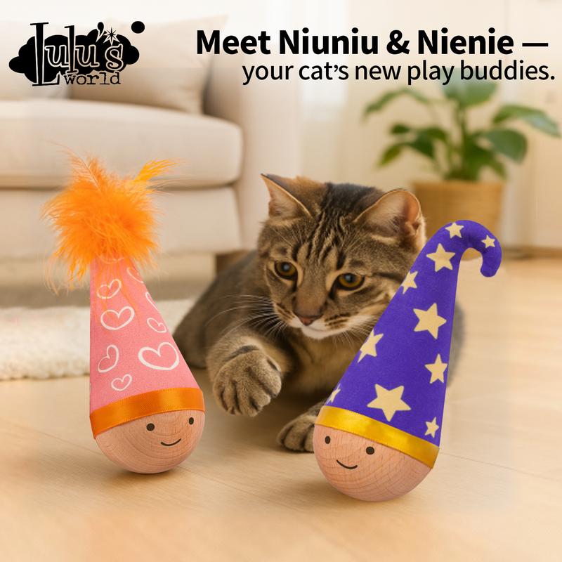 Lulus Self-Balancing Wobble Toy 1pcs Cats Scratch-Resistant and Bite ...