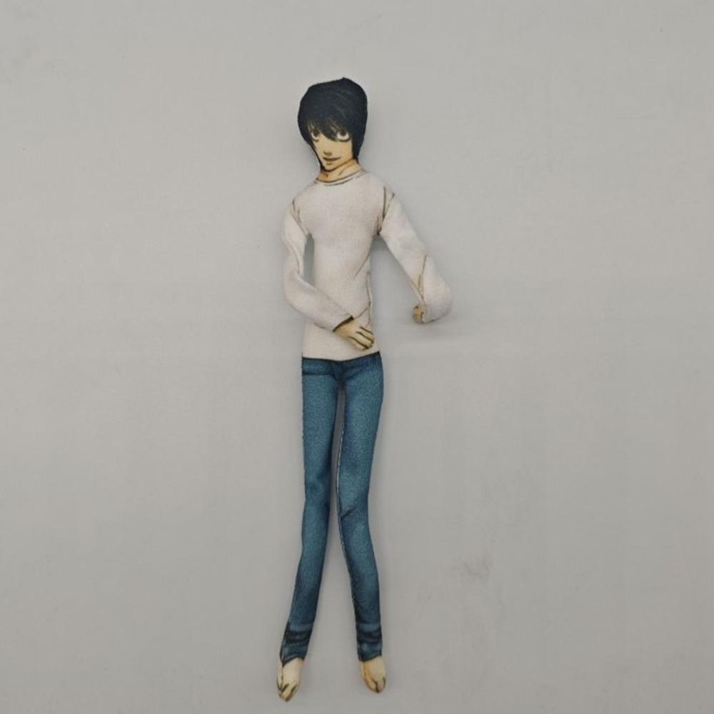 Anime Light Yagami L Plush Light Yagami L Plushies Doll Slender Twistable Shape Stuffed Toys room Decoration Festival Gift 28cm