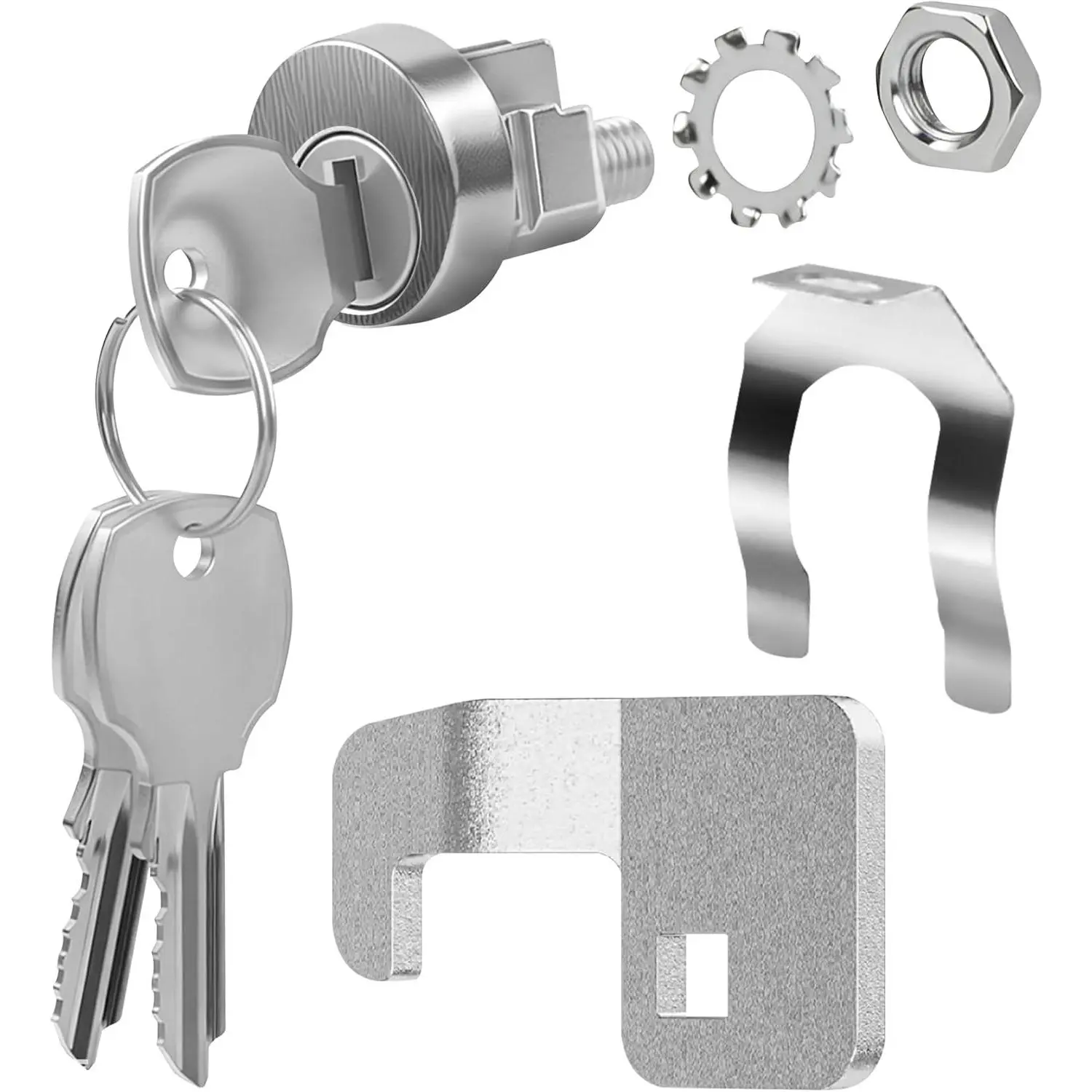 Replacement Mailbox Lock for 1570 F Series CBU & 4C Mail Units, L-1172C C9100 Key Lock Fits National & USPS Mailboxes, with 3 Keys 1 Pack