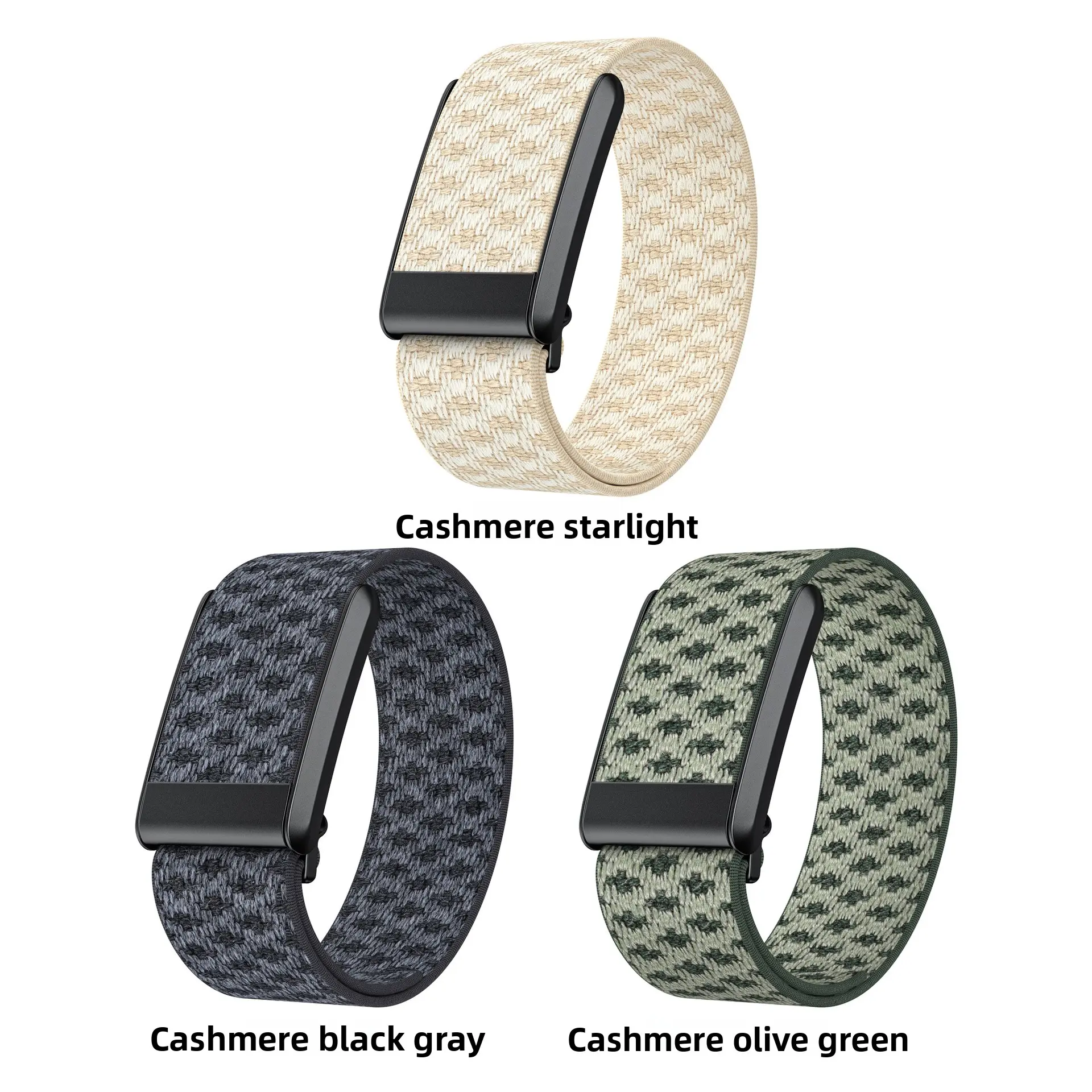 whoop strap is suitable for 5.0/4.0 wristbands, elastic band with black hook, sports cashmere wristband