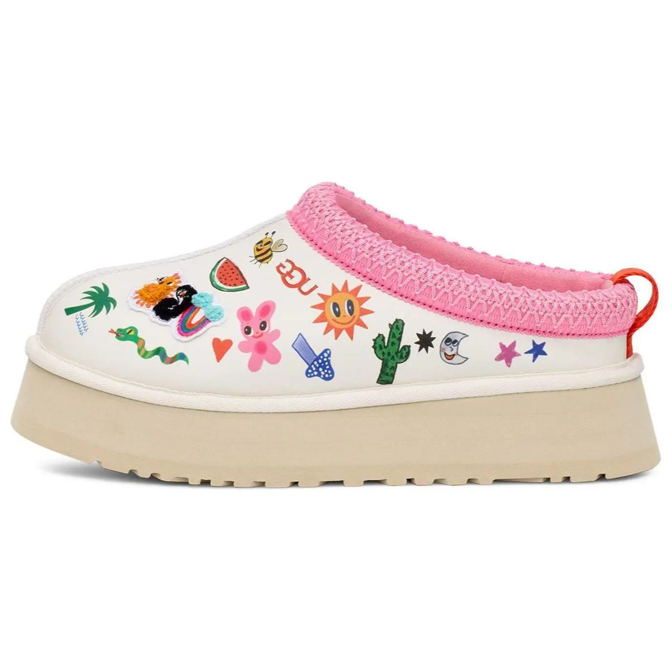 UGG Wmns Tazz Slipper 'Pop Sketch' 1155751-WHT