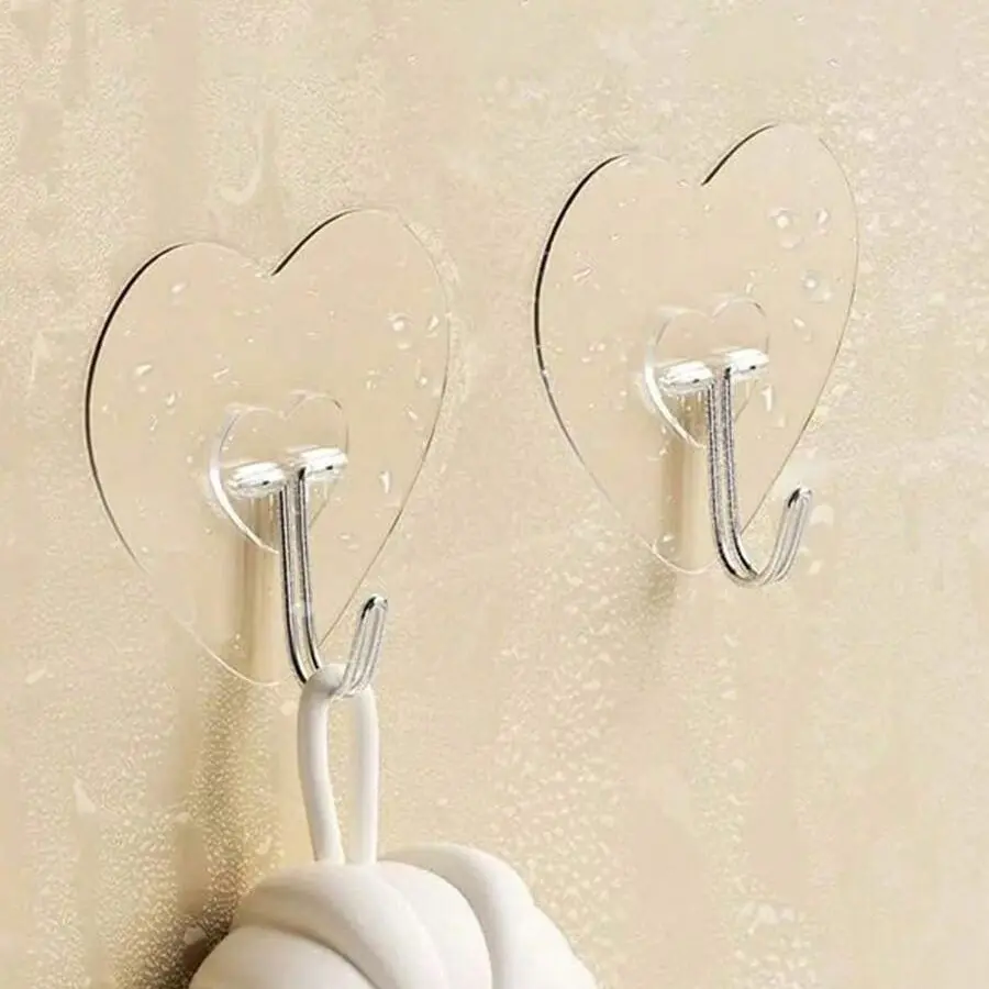Heart Shaped Hook, Decorative Heart-Shaped Hook, Ideal for Home Decoration, Unique Wall Hanging Accessory, Perfect Gift Idea