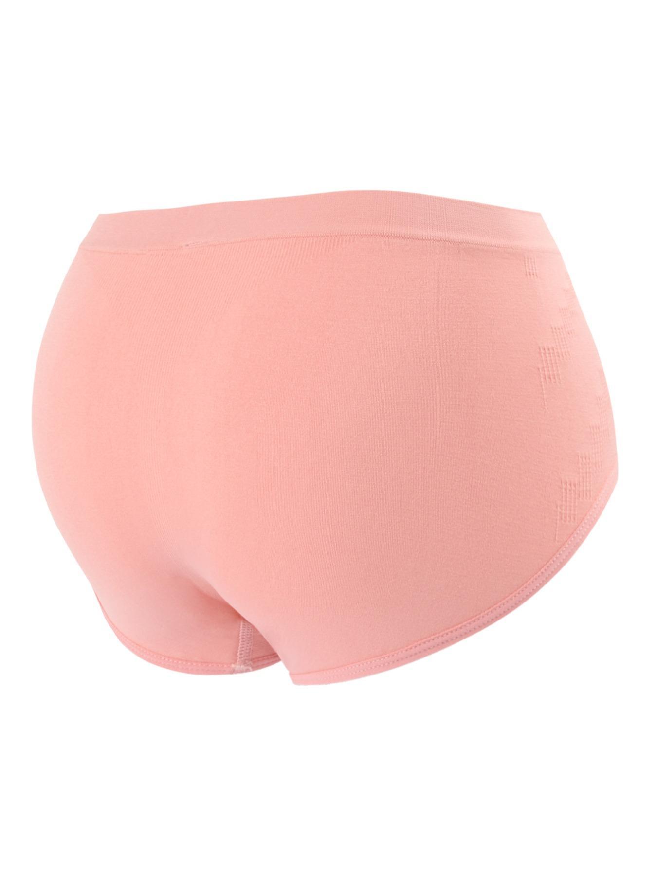 Women's 4pcs Solid Color Panty, Seamless Breathable Fit Knicker for Everyday Wear, Underwear for Women, Women Comfy Underwear, Women's Underwear for All Seasons