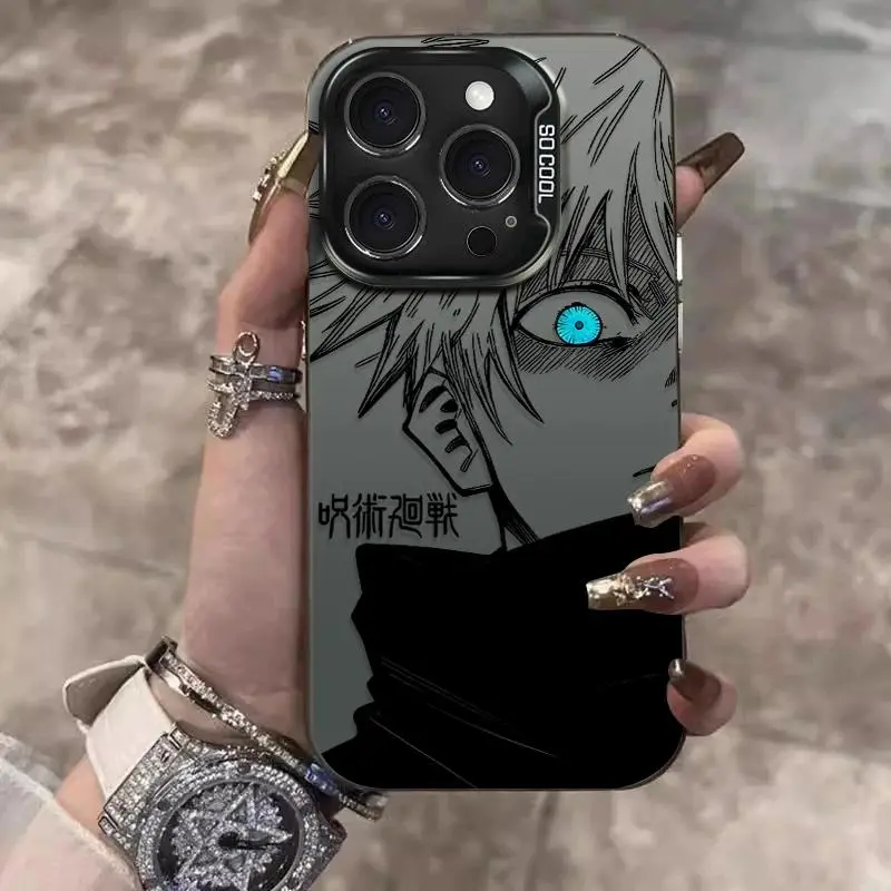 Toji Satoru Gojo Cool Hard Phone Case for IPhone 17 16 15 14 13 12 11 Pro Max Plus Shockproof Back Cover