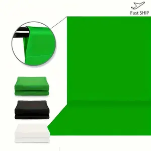 Polyester fiber, available in black, white background fabrics, suitable for portrait shooting, parties, and video production - a must-have for indoor and outdoor decoration photography backgrounds, easy to clean, Photography Backdrop - tc