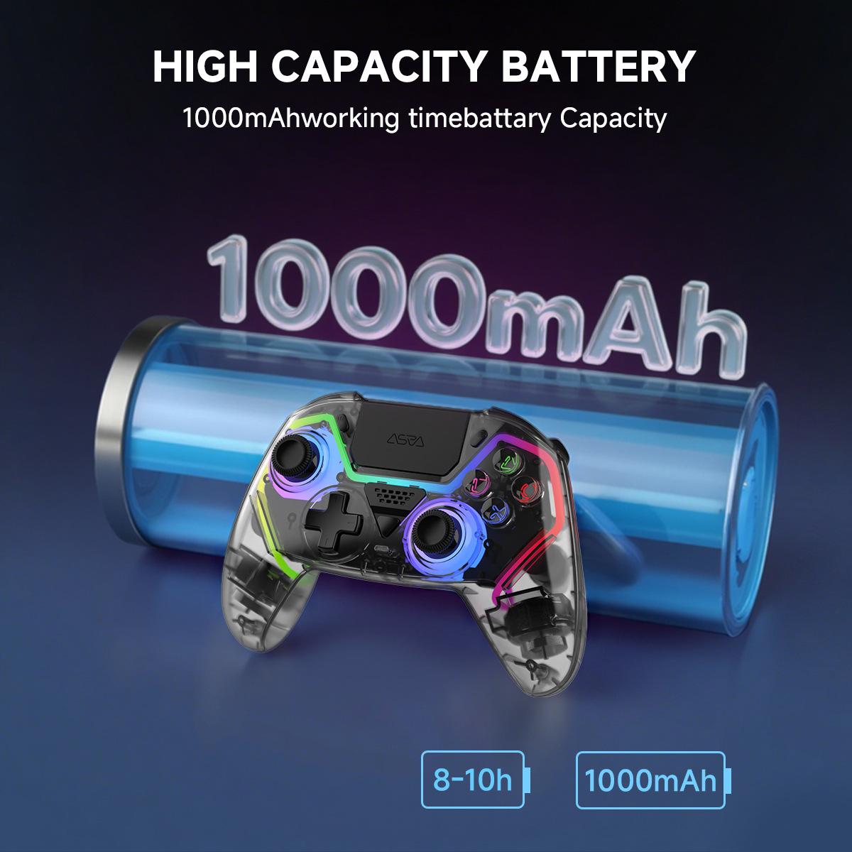 PS5 wireless bluetooth controller with RGB light macro programming Android ios/pc/steam/mac p5 gamepad Touchpad PS4 Turbo Set play vital accessories retro game console stick back lever thumbsticks grip dual vibration double Xbox Special Edition Controller