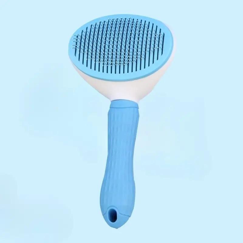 Comfort Pet Hair Removal Comb, Pet Grooming Brush, Massaging Comb for Cats & Dogs, Pet Hair Detangling Comb for Kittens, Summer Pets Supplies
