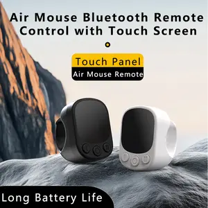 Wireless Bluetooth Ring Remote  Mouse Ring Remote Control with Touchpad,Smart Automatic Screen Clicker Device，Continuous Clicker，Scrolling Ring Remote Control S