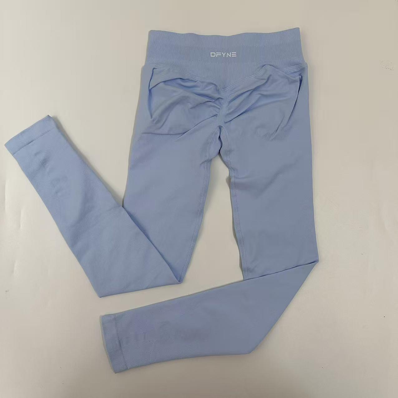 Dfyne Impact High-waist women's tight-fitting trousers and seamless yoga pants, suitable for sports, cycling and outdoor activities.