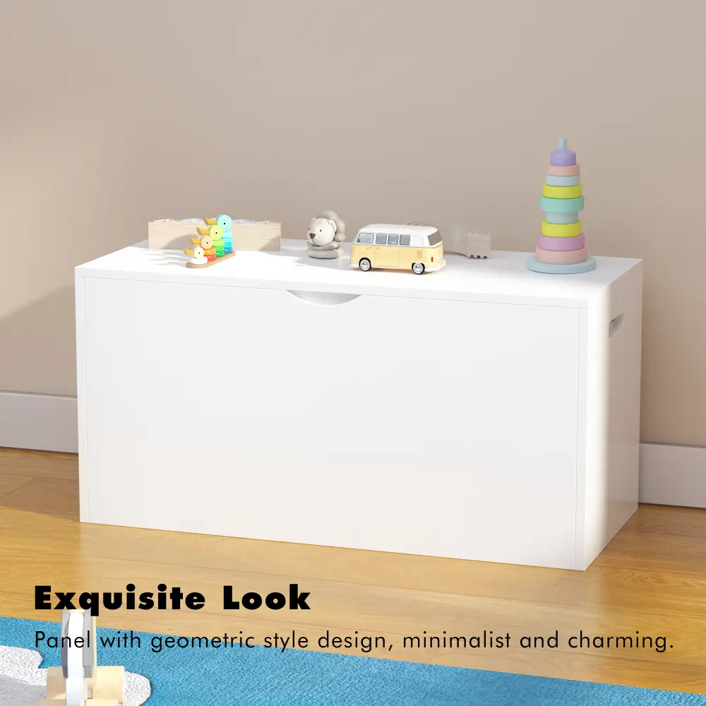 Kids Toy Storage Organizer with Rolling Drawer, Wooden Toy Chest with Wheels, Large Pull Out Toy Bin for Nursery, Bedroom & Playroom, Toddler Toy Box Storage Cabinet, Kids Room Organizer, Modern Children Storage Furniture, Multi-Purpose Toy Storage Basket