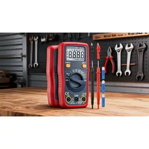 Auto-Ranging Digital Multimeter Voltmeter, 1.5V/9V/12V Battery Voltage Tester with NCV & Ohmmeter DMM Function, Precisely Tests Voltage, Current, Resistance and CapacitanceSolo Hot Shop