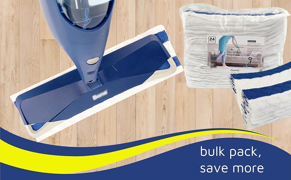 Microfiber Disposable Mop Pad For All 16-18'' Hook & Loop System Mop, Wet Dry Cleaning Pad Compatible With Bona,Rubbermaid,Turbo,Norwex (50 Pack)