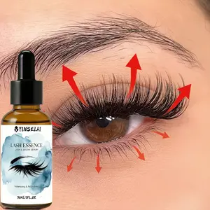 Lash and Brow Serum, Visible Results in 7 Days, Significant Effects in 1 Month, 1 Fl Oz/30 Ml, Detailed Care for Upper and Lower Lashes and Brows