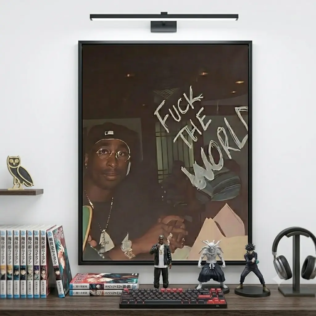 Vintage Tupac Poster – Classic Hip Hop Wall Art album artwork poster music themed poster canvas wall art print room decor gift music lover gift unframed print vintage artist album cool wall art hypebeast wall art hypebeast decor