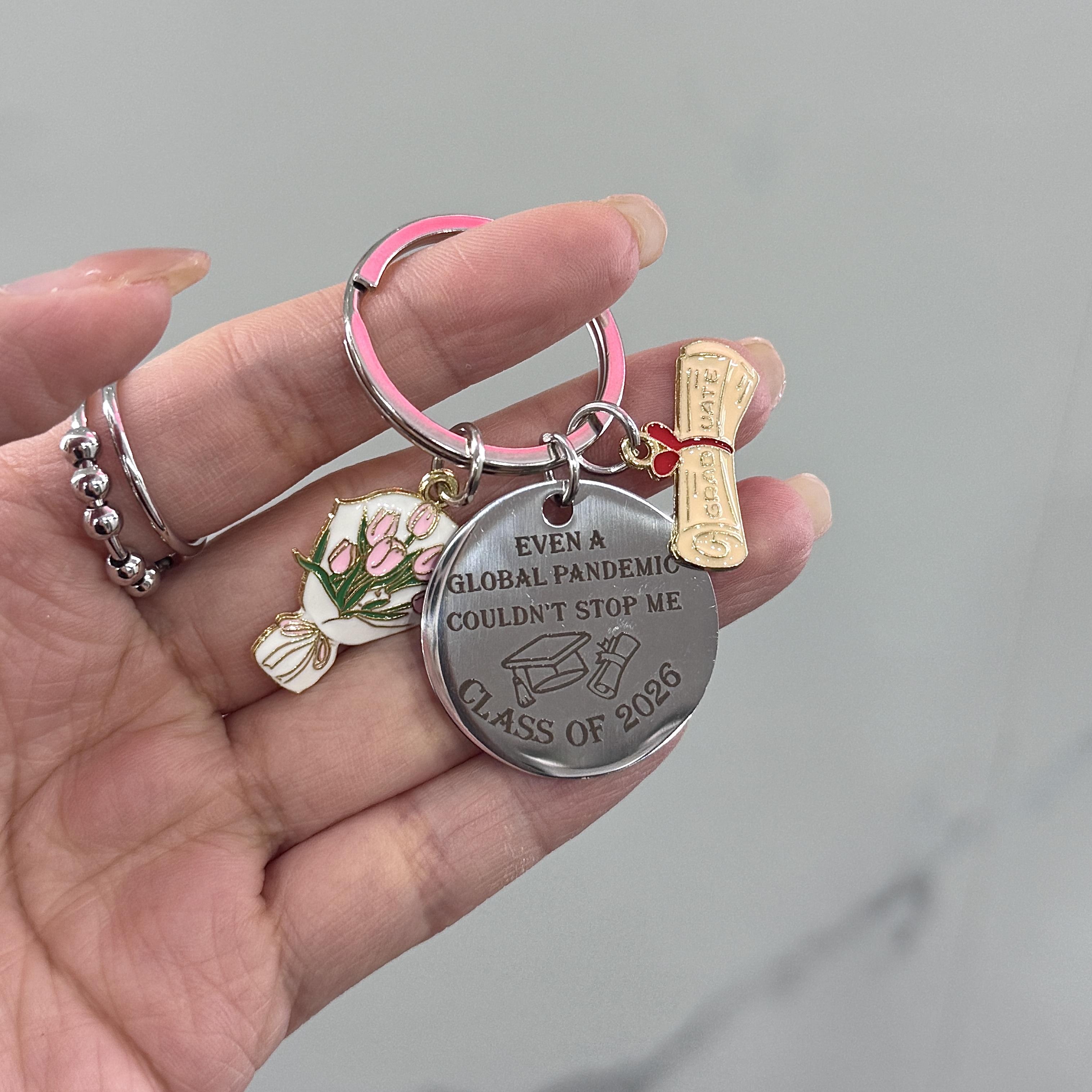Class of 2026 Graduation Keychains never gave up Keyring GraduationParty Favors Gifts