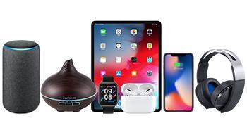 Black Touch Control Table Lamp Set of 2, with 2 USB Charging Ports&AC Outlet, 3-Way Dimmable Bedside Nightstand Lamps with Fabric Lampshade Modern Mood Lighting for Reading, Bedroom, Living Room, A19 LED Bulbs Included