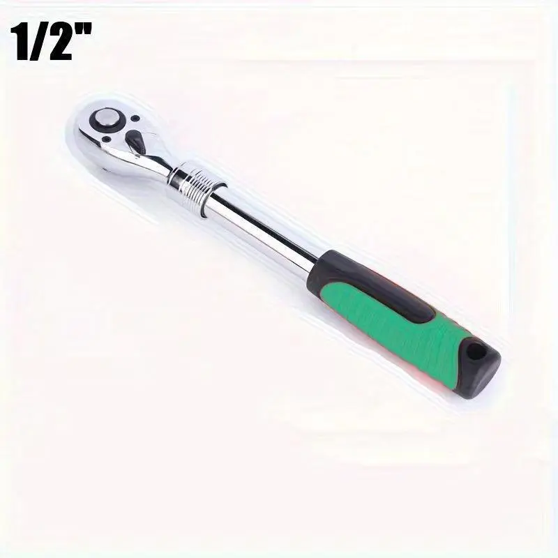72-Tooth Extendable Ratchet Wrench – Durable Alloy, Multi-Size Quick-Socket, Ergonomic for Auto Repair & DIY