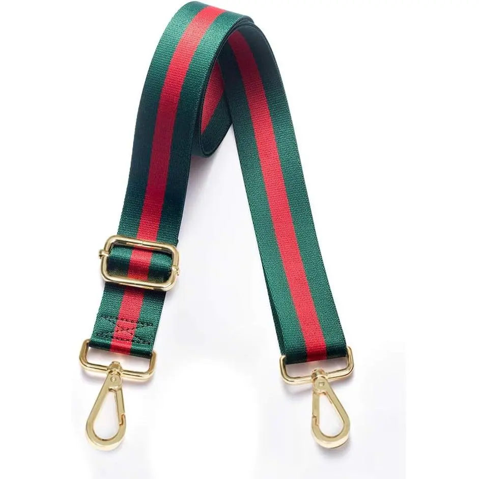 Adjustable Wide Stripe Purse Strap Replacement, Crossbody Handbag Accessory for Stripe Hanging Decor