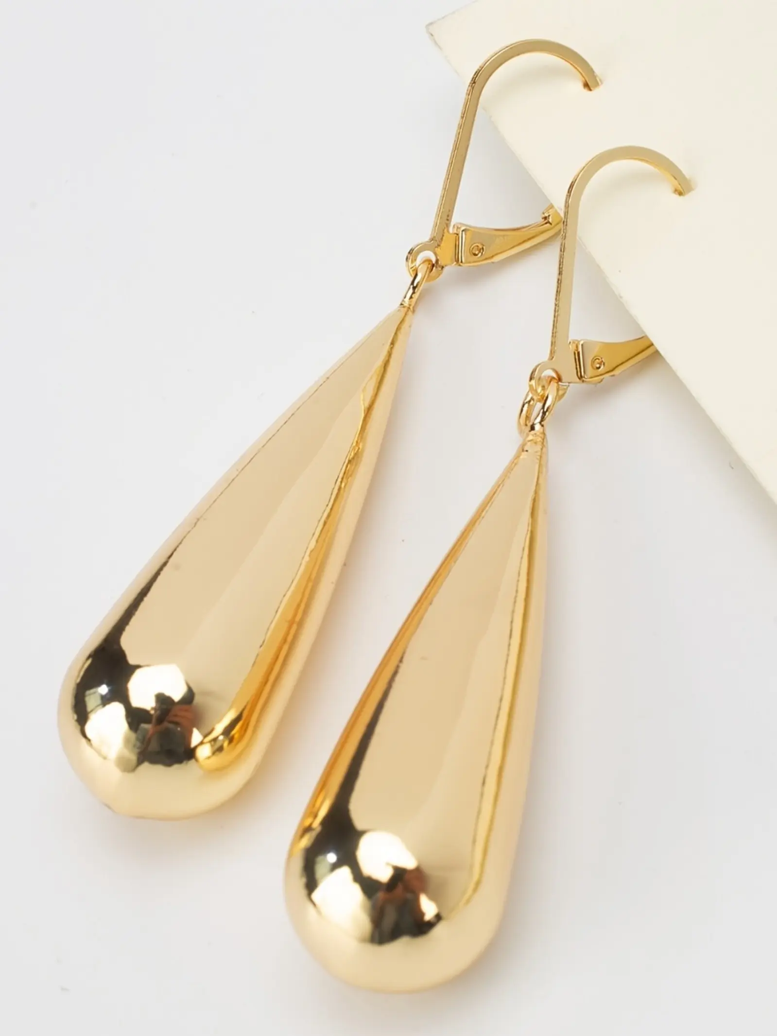 Elegant Long Teardrop Earrings for Women, Stainless Steel Jewelry, Hypoallergenic, Perfect for Weddings, Parties, Daily Wear, Gift Idea