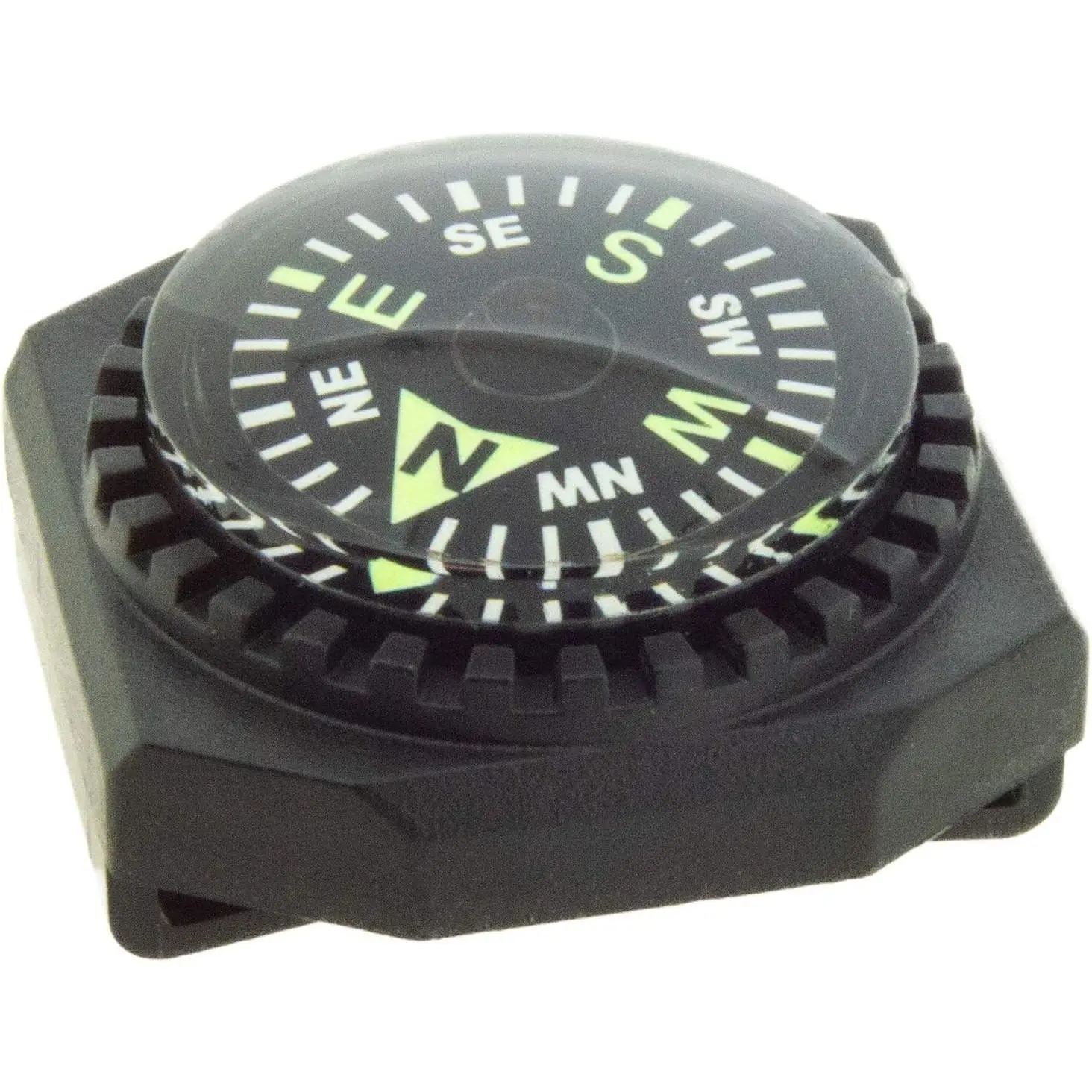 Slip-On Wrist Compass - Easy-to-Read Compass for Watch Band or Paracord Survival Bracelet