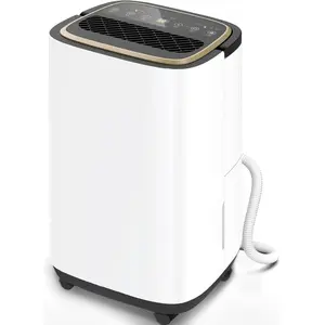 5000 Sq.Ft Dehumidifier for Basement with Drain Hose, Update 50 Pint Large Best Compressor Dehumidifiers for Home or Garage, Smart Humidity Control, 24H Timer & Child Lock, Ideal for Large Rooms